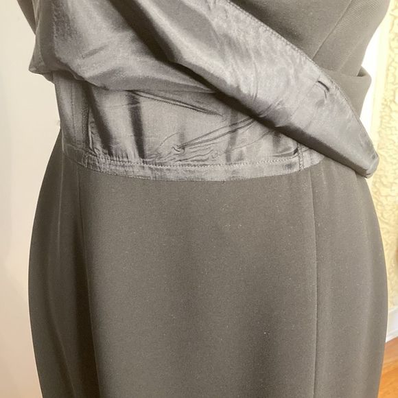 Jones New York Dress Black Beaded Embellishment Bodice Cocktail Dress - Picture 8 of 15